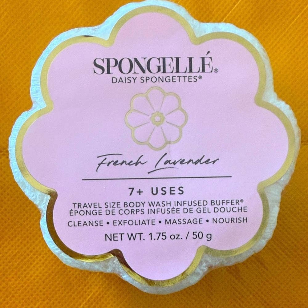 Spongelle Pink French Lavender Wash Cloth